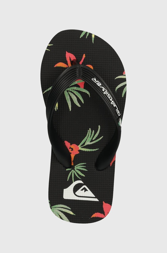 Quiksilver gyerek tangapapucs MOLOKAI ART II fekete AQBL100596