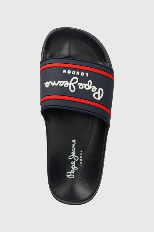 Pepe Jeans papuci SLIDER LOGO B bleumarin PBS70054.B