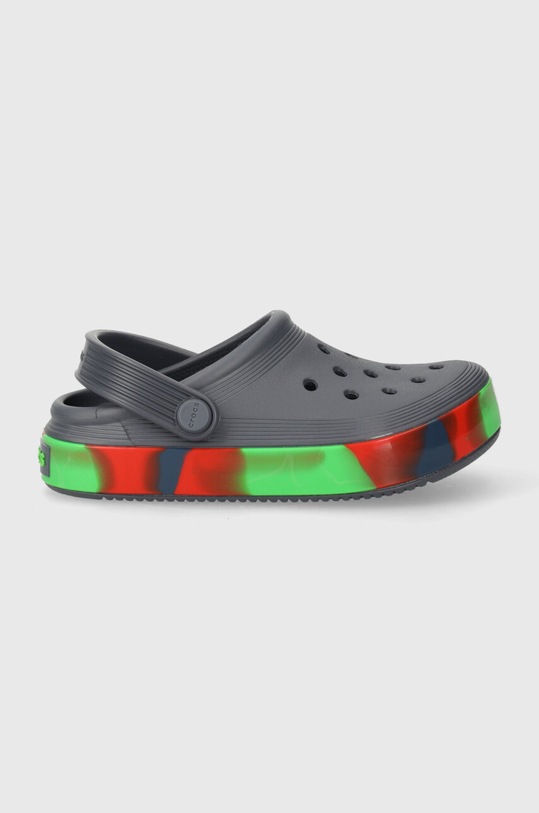 Crocs klapki dziecięce OFF COURT GLOW BAND CLOG 209715.CROCS.OFF.COURT. szary SS24