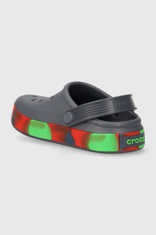 Chłopiec Crocs klapki dziecięce OFF COURT GLOW BAND CLOG 209715.CROCS.OFF.COURT. szary