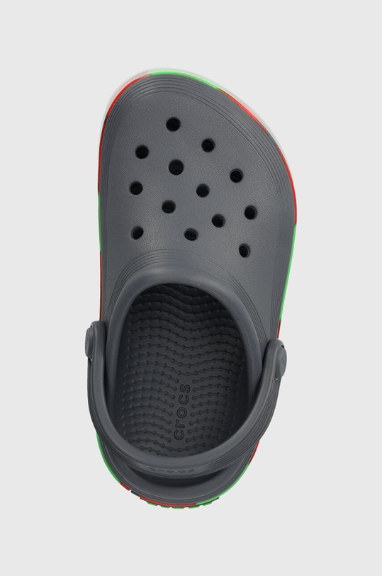 Crocs klapki dziecięce OFF COURT GLOW BAND CLOG szary 209715.CROCS.OFF.COURT.