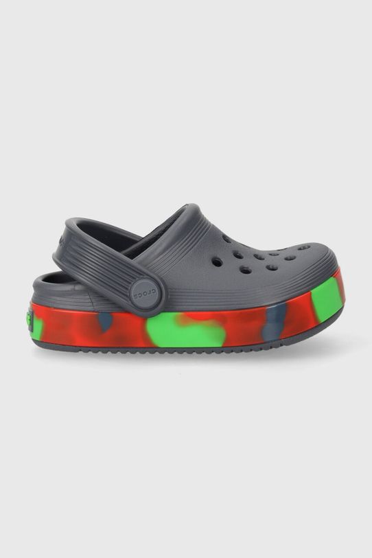 Detské šľapky Crocs OFF COURT GLOW BAND CLOG 209716.CROCS.OFF.COURT. sivá SS24