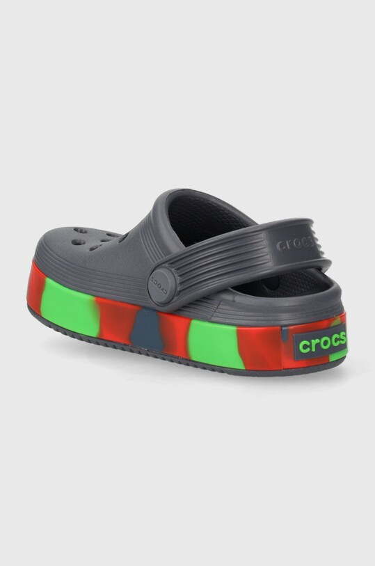 Хлопчик Дитячі шльопанці Crocs OFF COURT GLOW BAND CLOG 209716.CROCS.OFF.COURT. сірий