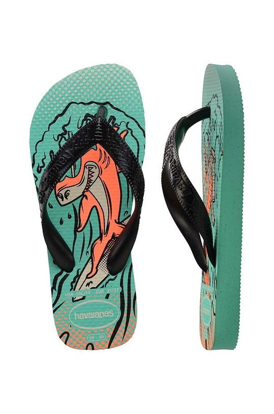 Παιδικές σαγιονάρες Havaianas KIDS TOP FUN VIRTUAL 4148974.7444 τιρκουάζ