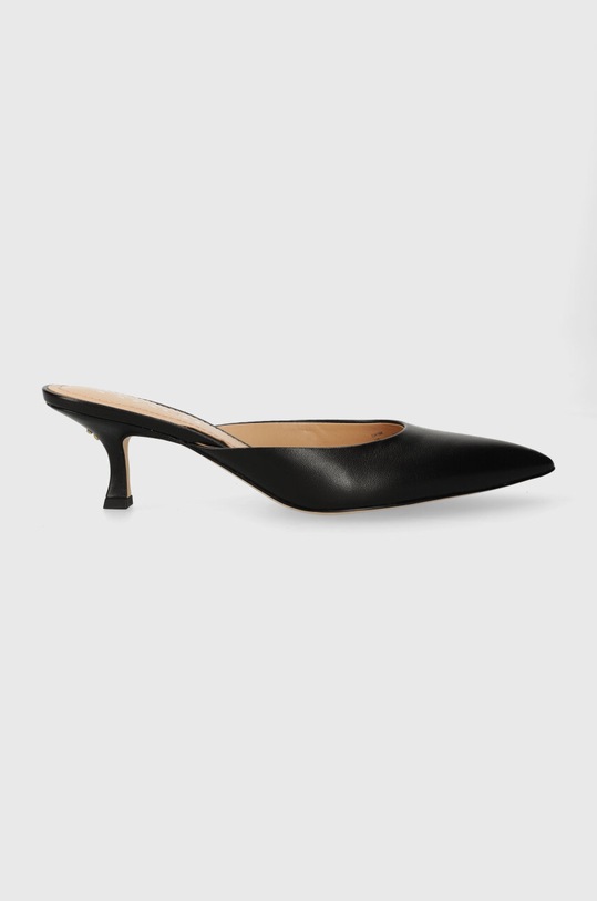 Coach klapki skórzane Renn 5-8 cm czarny CN168.BLK