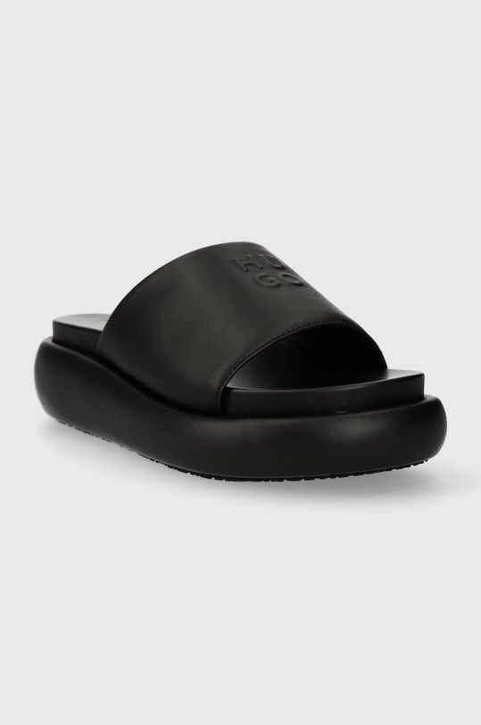 HUGO papuci Violet 50513532.001 negru SS24
