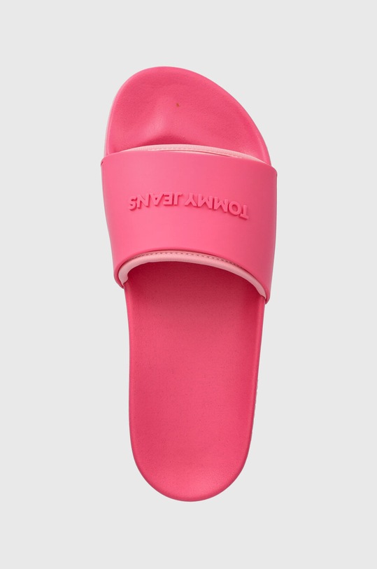 Tommy Jeans klapki TJW POOL SLIDE SEASONAL różowy EN0EN02432