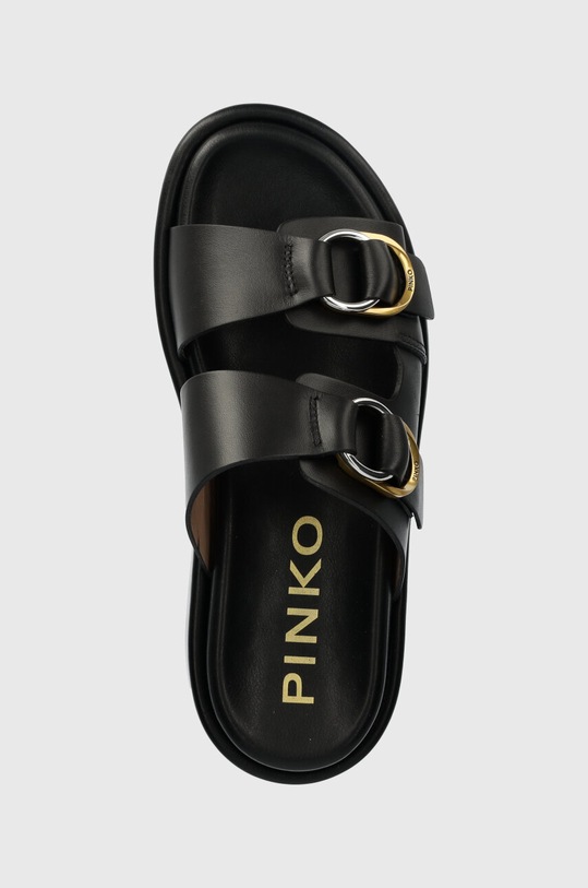 Δερμάτινες παντόφλες Pinko SD0057 P001 Z99 μαύρο SD0057.P001.Z99