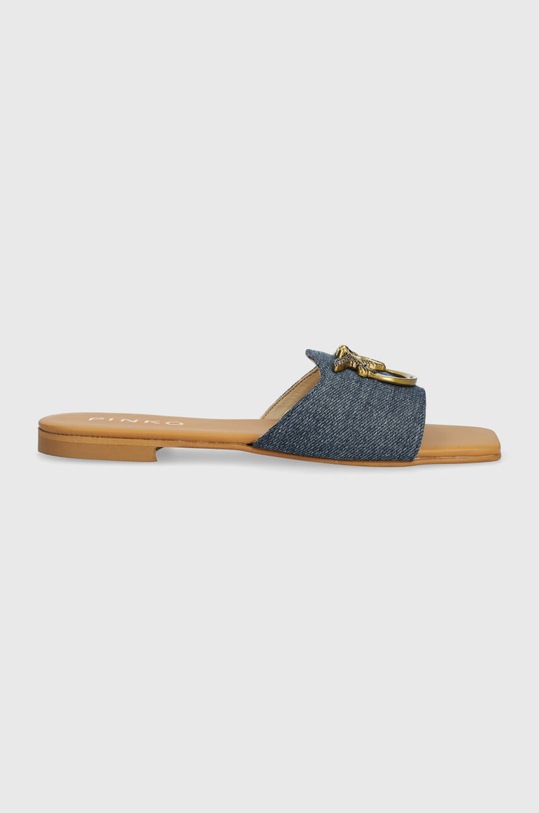 Παντόφλες Pinko SD0063 T002 DN4 φλατ μπλε SD0063.T002.DN4