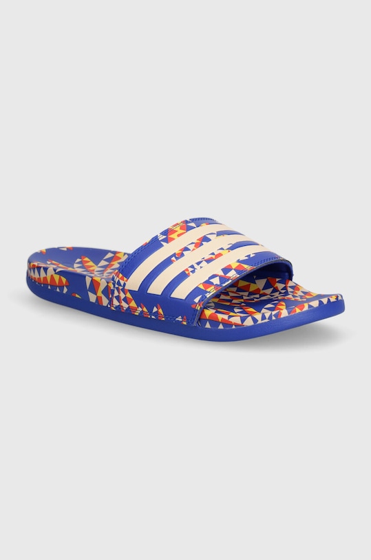 adidas papuci x Farm Rio imitatie de piele albastru IG1270