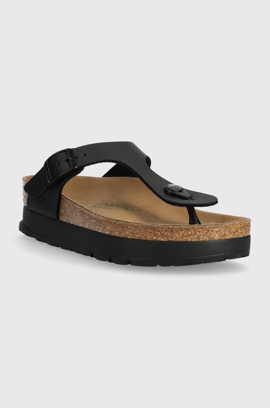 Birkenstock șlapi Gizeh Platform Flex 1027367 negru SS24