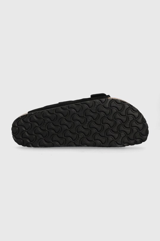 Semišové šľapky Birkenstock Arizona 1027164 čierna