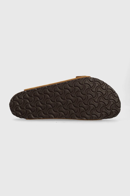 Semišové pantofle Birkenstock Arizona 1027082 hnědá
