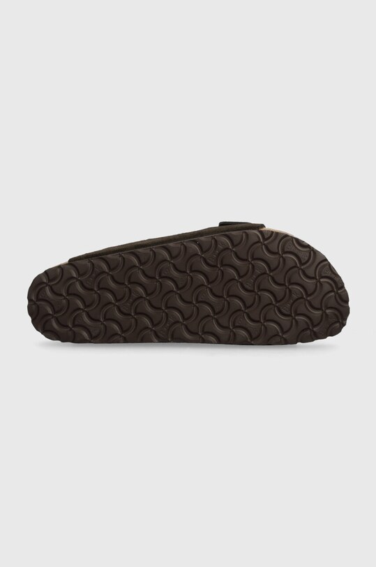 Birkenstock ciabatte slide in camoscio Arizona 1027083 marrone