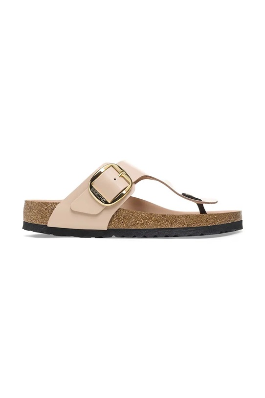 Birkenstock bőr flip-flop Gizeh nappa bőr bézs 1026572