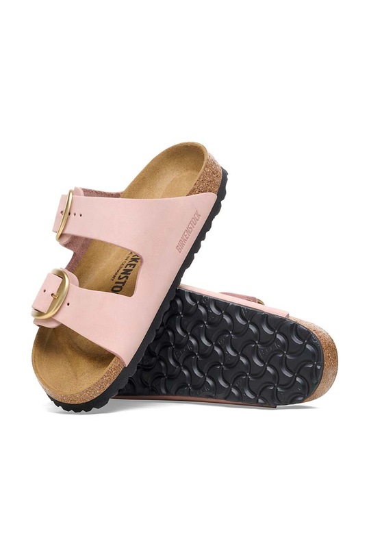 Birkenstock klapki nubukowe Arizona Big Buckle 1026583
