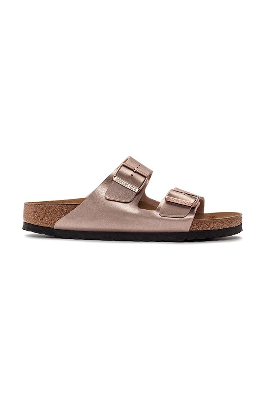 Birkenstock papucs Arizona műszálas lakkbőr rózsaszín 1023942