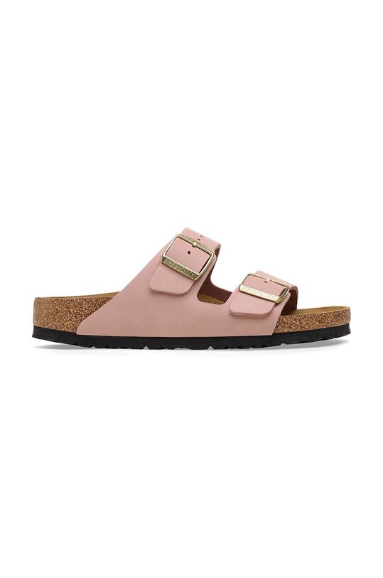 Birkenstock klapki nubukowe Arizona pozostałe różowy 1026684.SoftPink