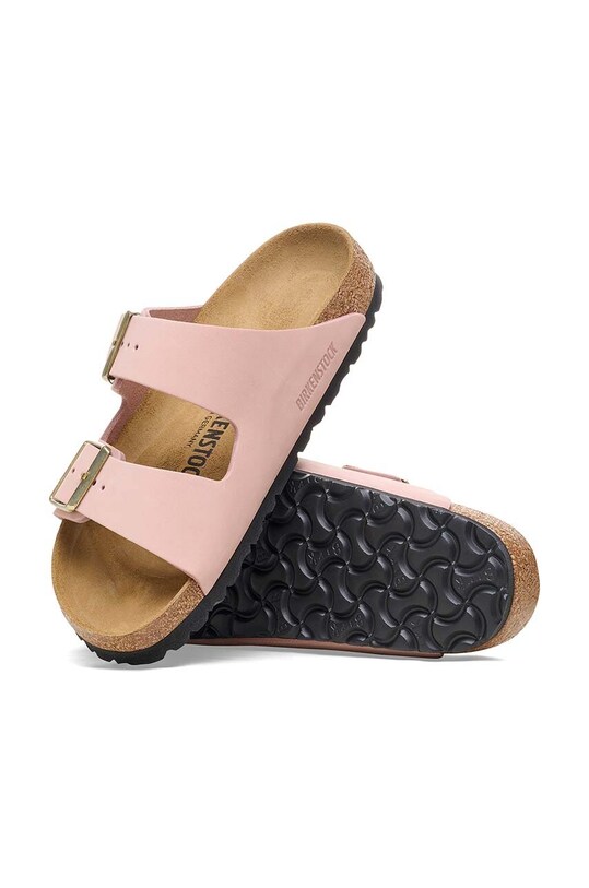 Birkenstock klapki nubukowe Arizona 1026684.SoftPink