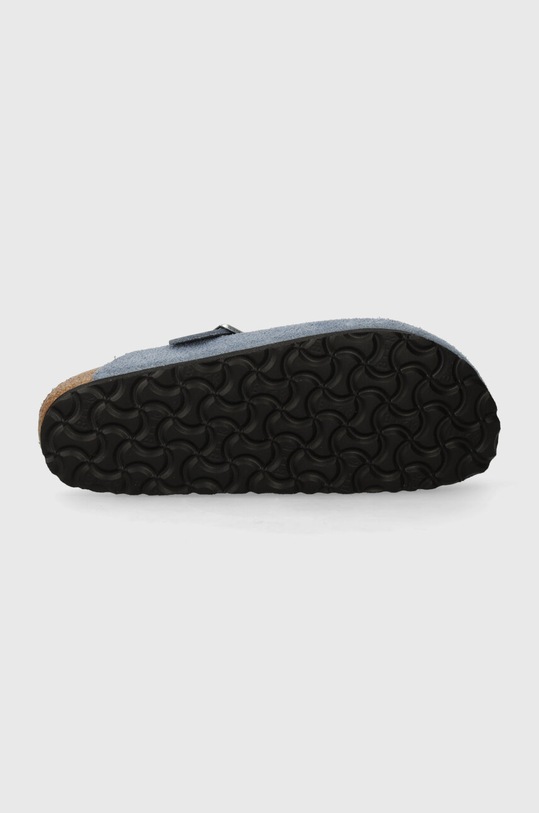 Παντόφλες σουέτ Birkenstock Boston 1026659 μπλε