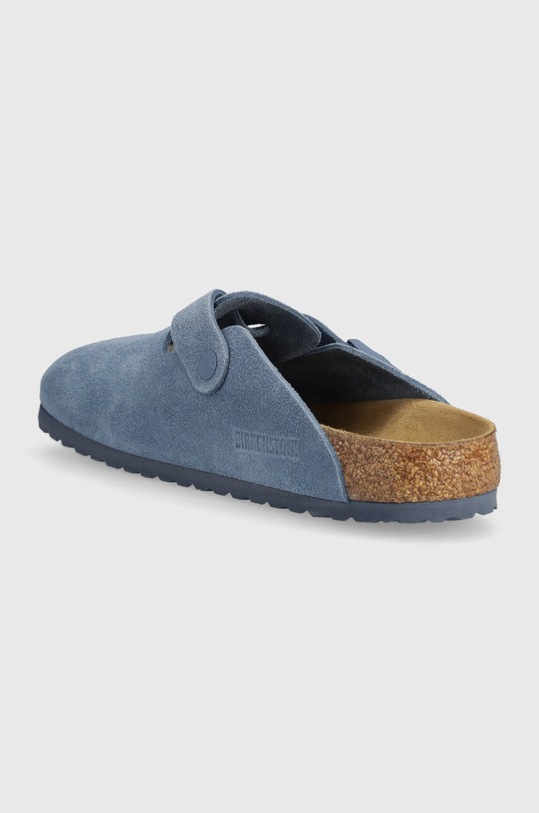 Взуття Замшеві шльопанці Birkenstock Boston 1026804 блакитний