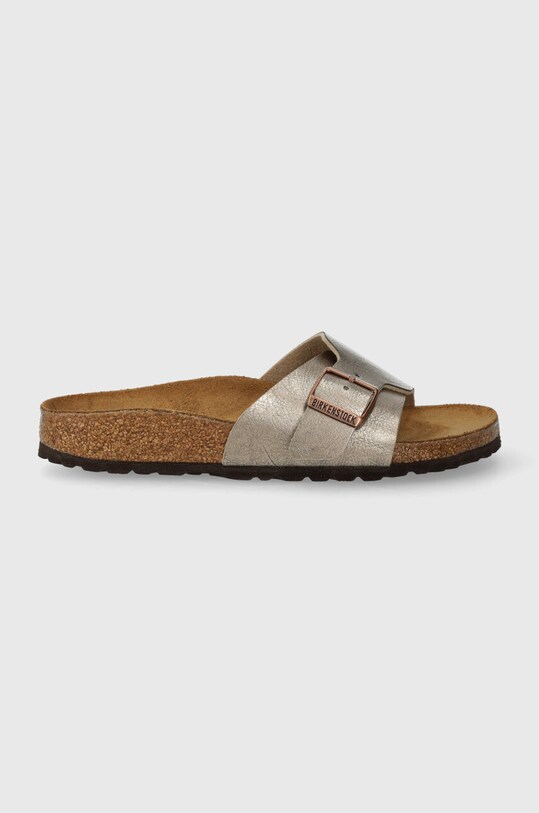 Birkenstock papucs Catalina szintetikus bőr arany 1026622