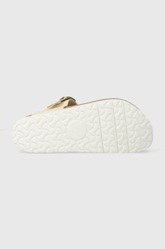 Δερμάτινες σαγιονάρες Birkenstock Gizeh Platform Flex 1026899 μπεζ