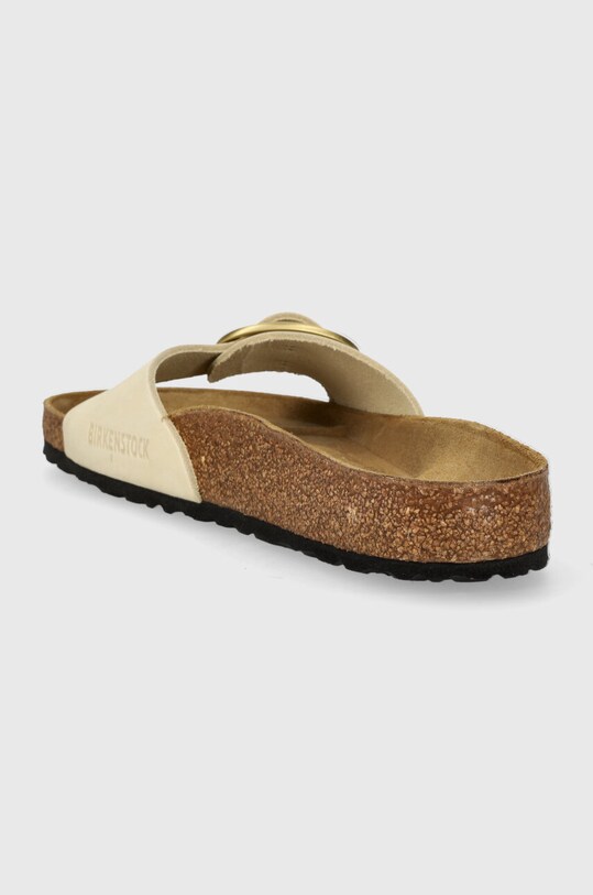 Cipők Birkenstock bőr papucs Madrid Big Buckle 1026574 bézs