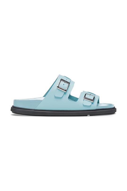 Birkenstock infradito in pelle St Barths pelle fiore blu 1026418
