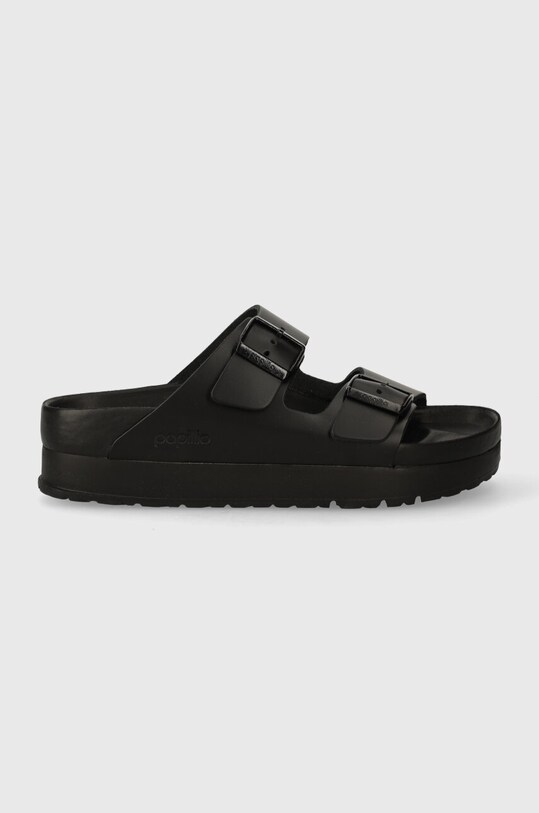Шкіряні шльопанці Birkenstock BIRKENSTOCK X PAPILLIO Arizona Platform Exq 1026918 чорний SS24