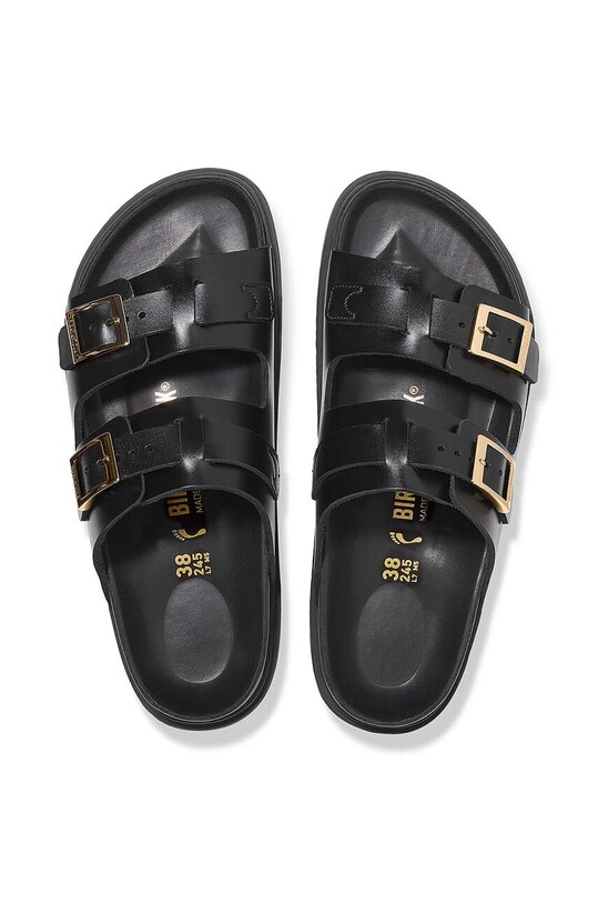 Birkenstock klapki skórzane St Barths 1025245 czarny