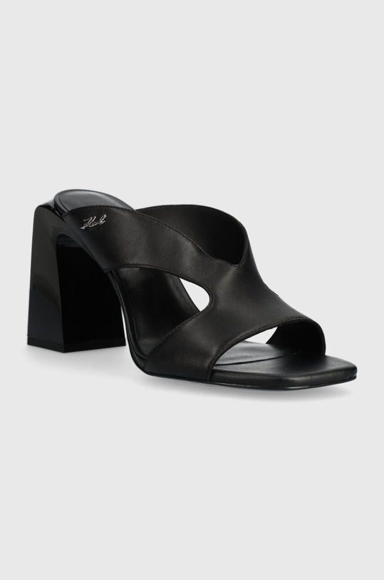 Karl Lagerfeld slapi de piele ASTRA NOVA KL33104.000 negru SS24