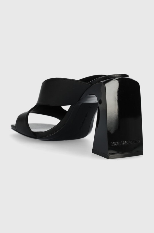 Încălțăminte Karl Lagerfeld slapi de piele ASTRA NOVA KL33104.000 negru
