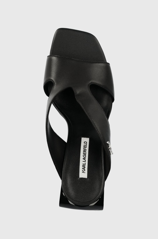 Karl Lagerfeld slapi de piele ASTRA NOVA negru KL33104.000
