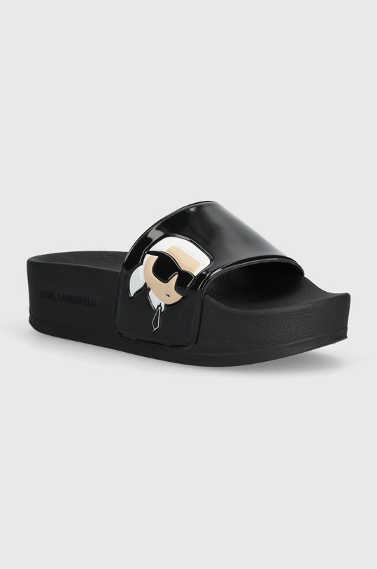 Karl Lagerfeld klapki KONDO MAXI pozostałe czarny KL80806N.V00