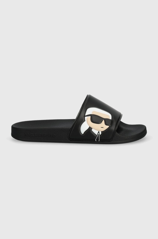 Karl Lagerfeld papucs KONDO fekete KL80905N.V00