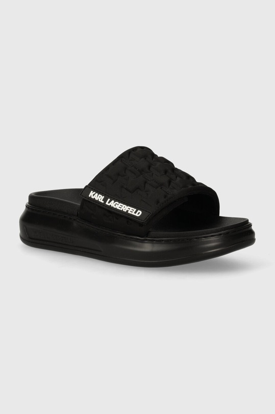 Karl Lagerfeld papucs KAPRI platform fekete KL62503.S00