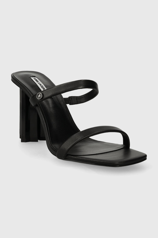 Karl Lagerfeld klapki skórzane KL TOWER KL33920.000 czarny SS24