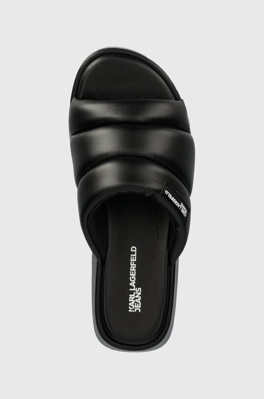 Karl Lagerfeld Jeans papuci KLJ WEDGE negru KLJ87900.000