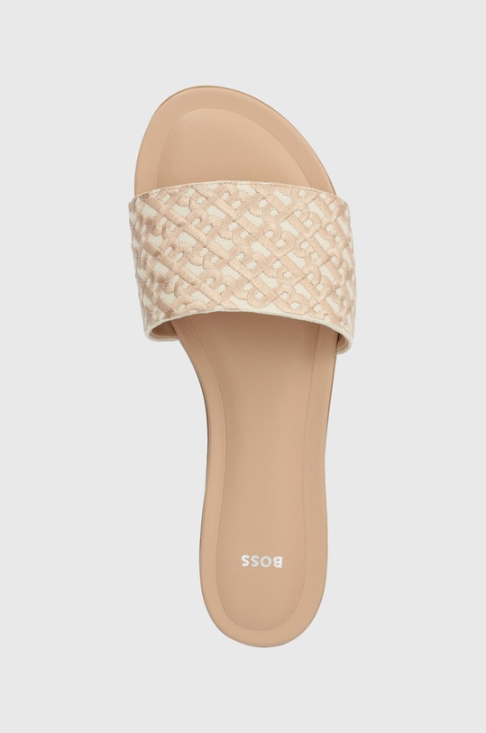 BOSS klapki Millie beżowy 50517365.235