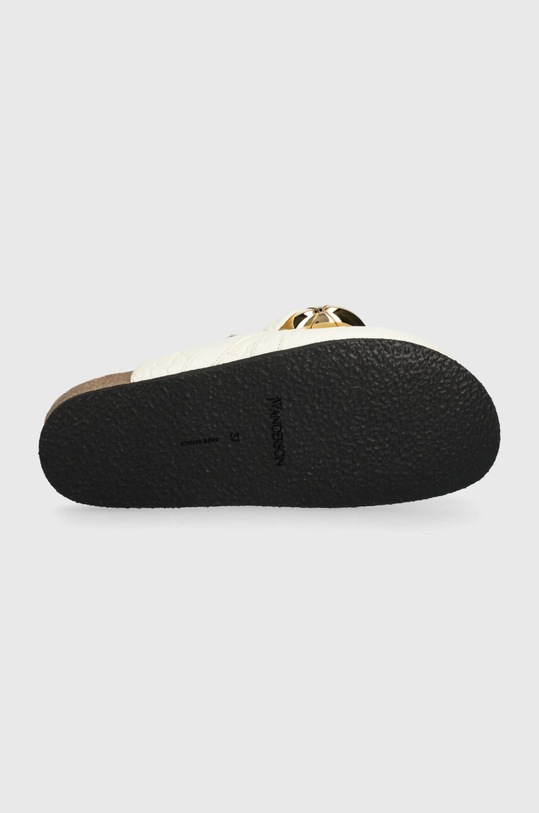 Kožne natikače JW Anderson Chain Loafer ANW35004E.101 bež