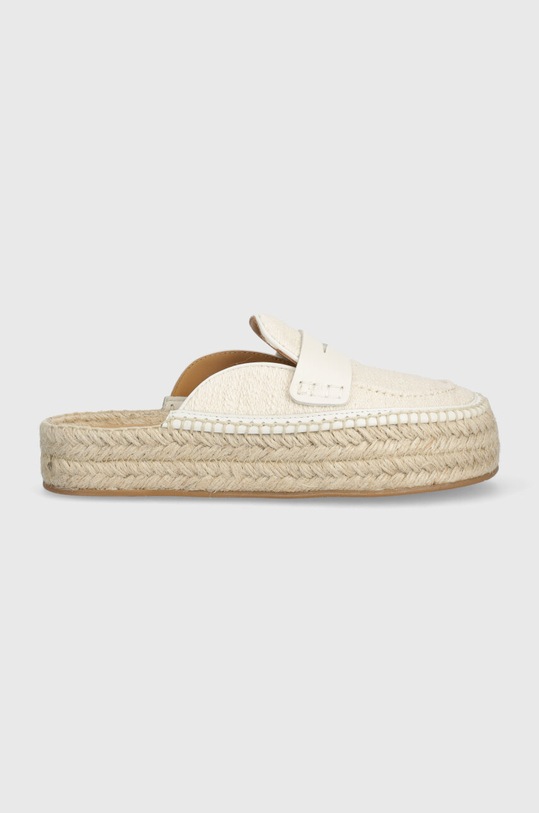 JW Anderson klapki Loafer Espadrillas tekstylny beżowy ANW42005C.120