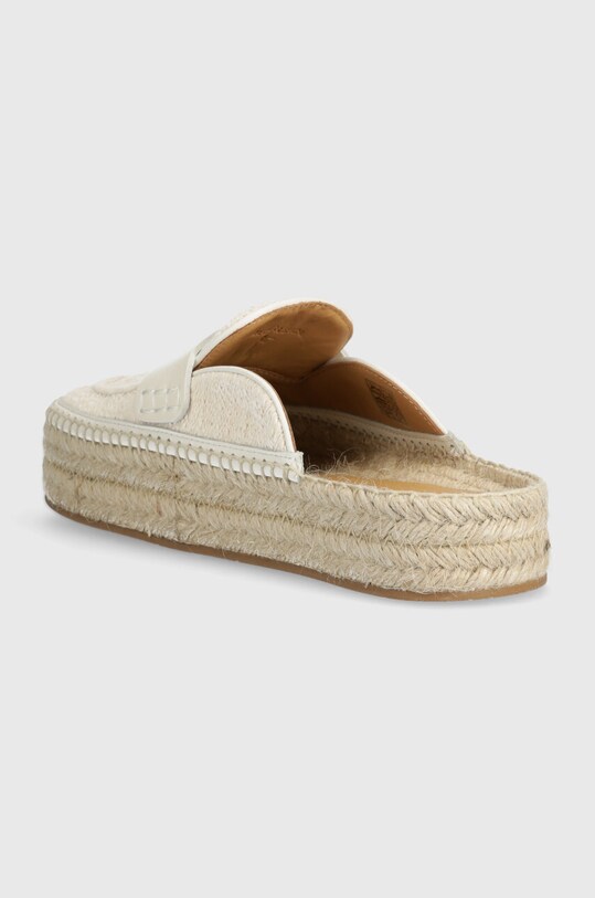Obuwie JW Anderson klapki Loafer Espadrillas ANW42005C.120 beżowy