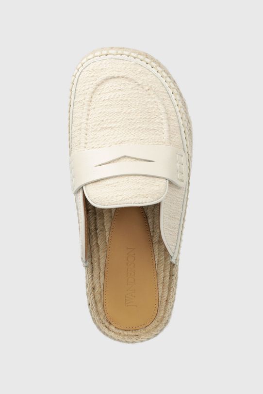 JW Anderson klapki Loafer Espadrillas beżowy ANW42005C.120