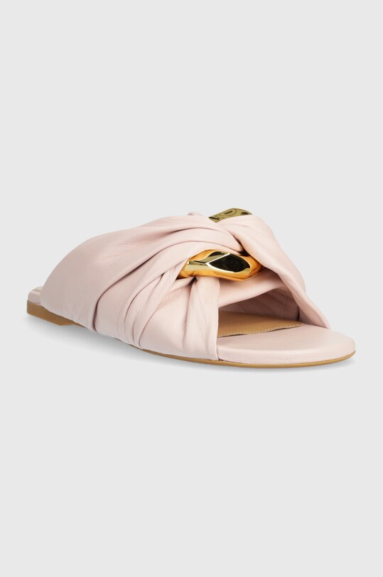 JW Anderson slapi de piele Corner Heel ANW42061A.327 roz SS24