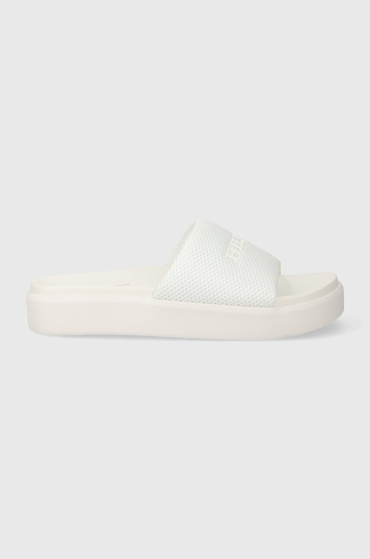 Παντόφλες Tommy Hilfiger PLATFORM MESH POOL SLIDE FW0FW07828 λευκό SS24