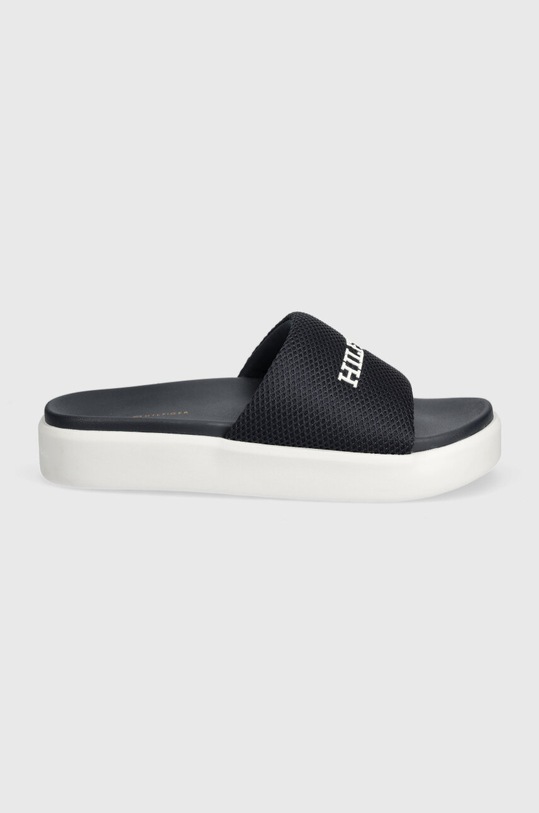 Tommy Hilfiger klapki PLATFORM MESH POOL SLIDE FW0FW07828 granatowy SS24