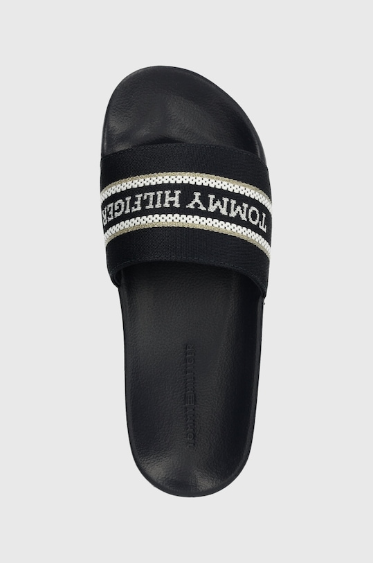Šľapky Tommy Hilfiger HILFIGER POOLSLIDE WITH WEBBING tmavomodrá FW0FW07845
