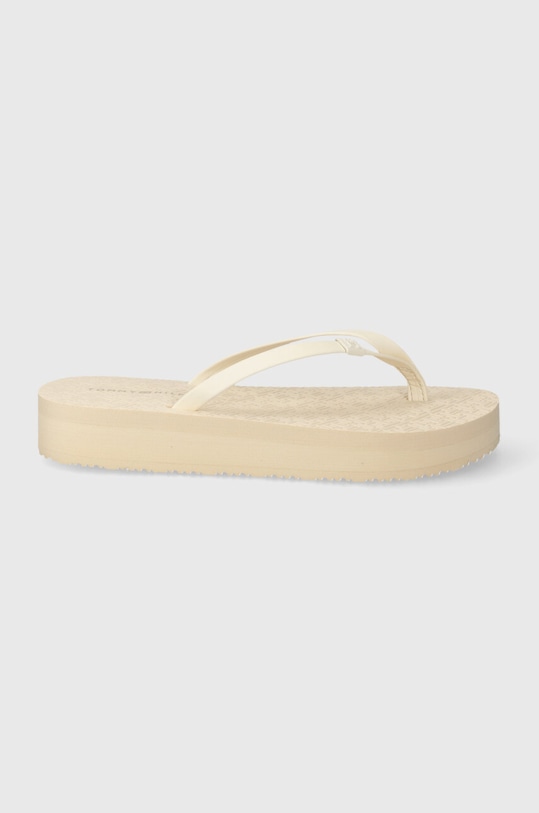 Tommy Hilfiger japonki MONOGRAM BEACH SANDAL syntetyczny beżowy FW0FW07854