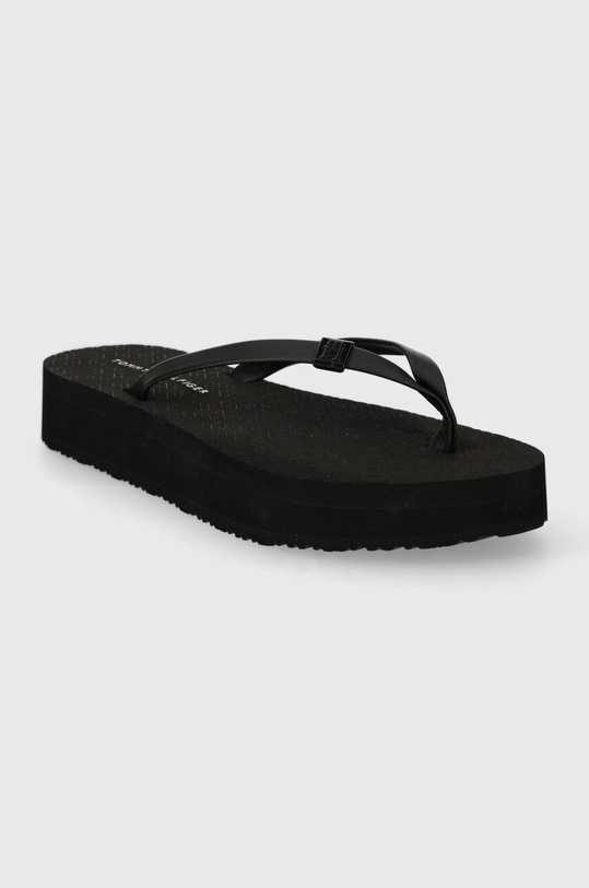 Tommy Hilfiger japonki MONOGRAM BEACH SANDAL FW0FW07854 czarny SS24